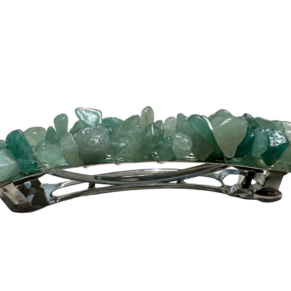 Aventurine Stone hair clip